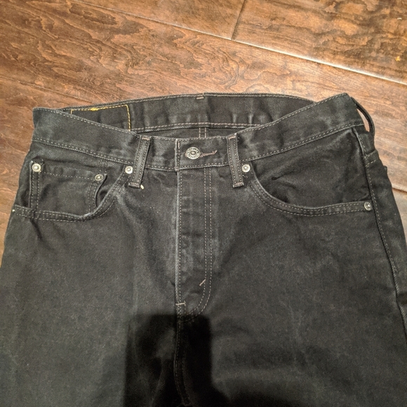 Men's Black Levi Straight Leg Jeans 👖 - Picture 5 of 5